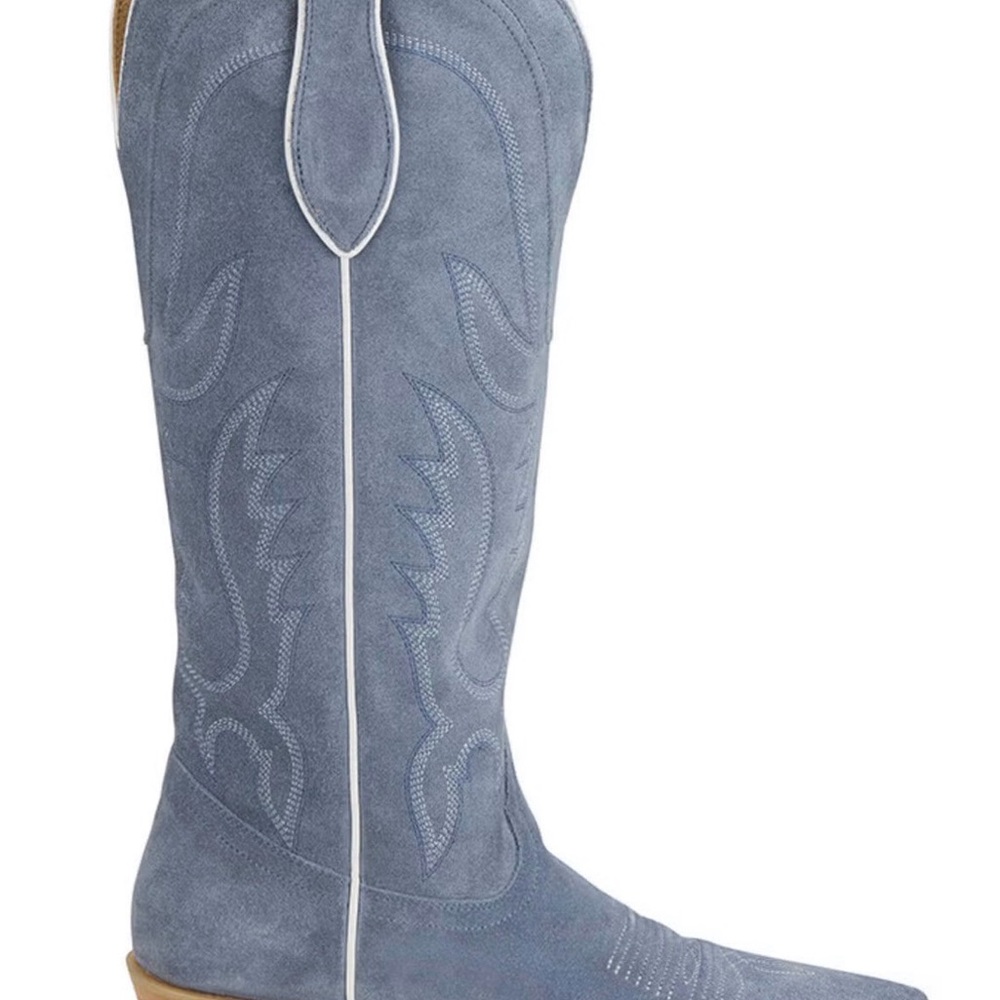 Tony Lama Tan Leather Sole Women Boots - Picture 4 of 5